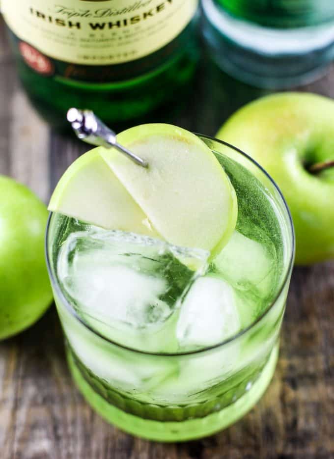Irish Sour Apple Cocktail Recipe Park Ranger John