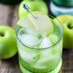 Irish Sour Apple Cocktail Recipe perfect for St. Patricks Day Parties! This green cocktail recipe is so easy to make. Celebrate St. Paddys in style!