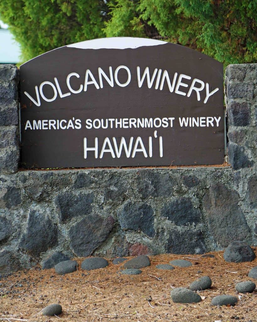 Volcano Winery, Hawaii Volcanoes National Park 