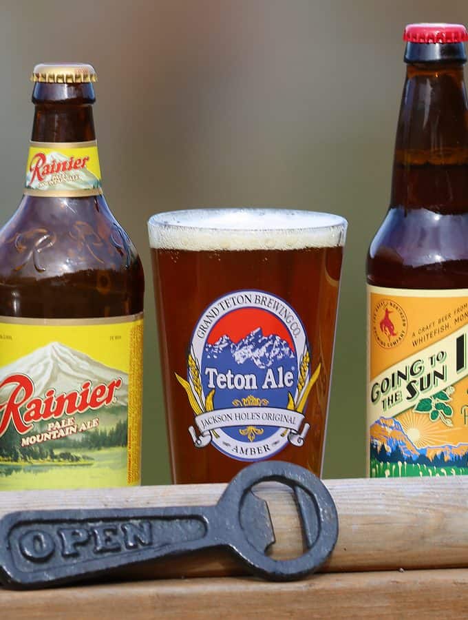 Craft Beer inspired by Beers inspired by U.S. National Parks! Make your list of parks including Mount Rainier, Glacier, Zion, Arches, Grand Tetons, Haleakala and Sequoia National Parks. #beer #nationalparks #nationalpark #travel