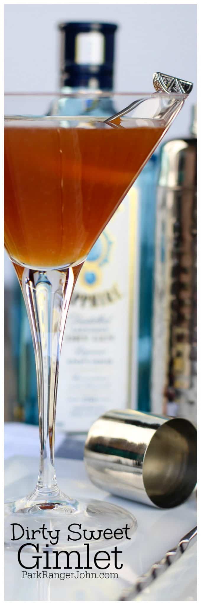 The Dirty Sweet Gimlet Recipe is a great twist on the classic gimlet. A great summer drink or party drink.