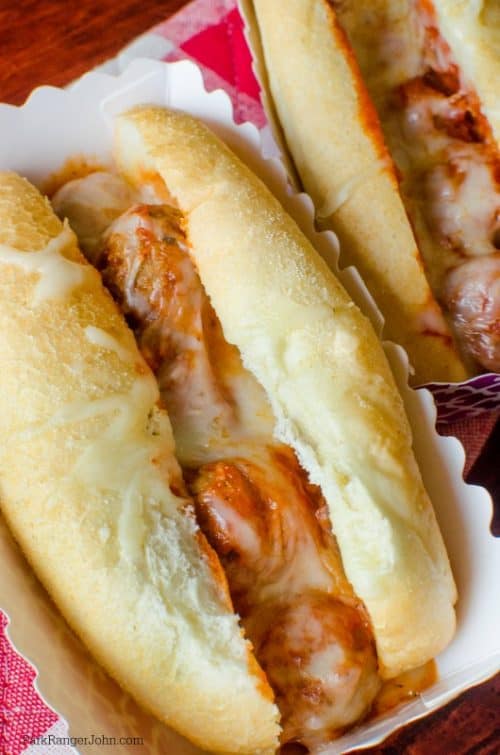 Slow Cooker Crockpot Meatball Sub Recipe Park Ranger John