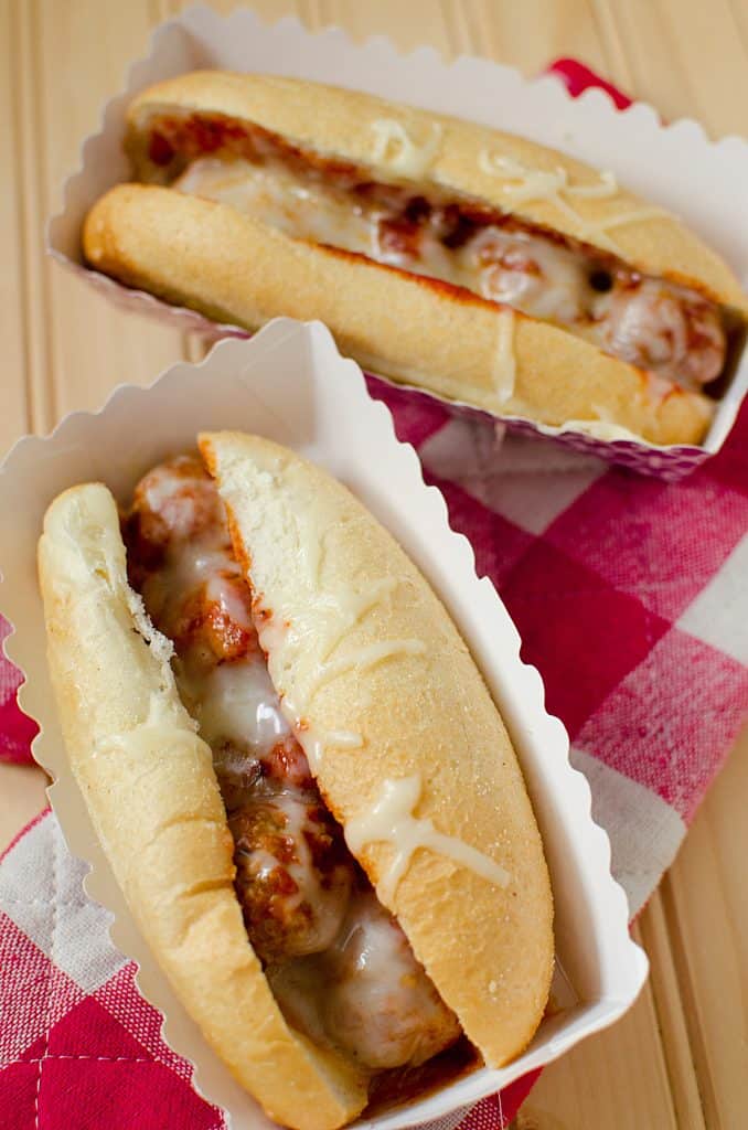 Slow Cooker Crock Pot Meatball Subs Recipe Park Ranger John