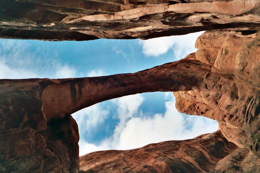 Seven Epic hikes in Arches National Park Utah! Hikes include Delicate Arch, the Devils Garden, the Fiery Furnace, The Windows, Sand Dune Arch, Balanced Rock and Wall Street. 