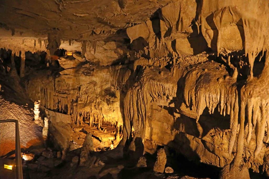 Things to do Mammoth Cave National Park in Kentucky USA. This bucket list destination with pictures has hiking, camping, canoeing on the Green and Nolin Rivers and many other adventures for the whole family. 