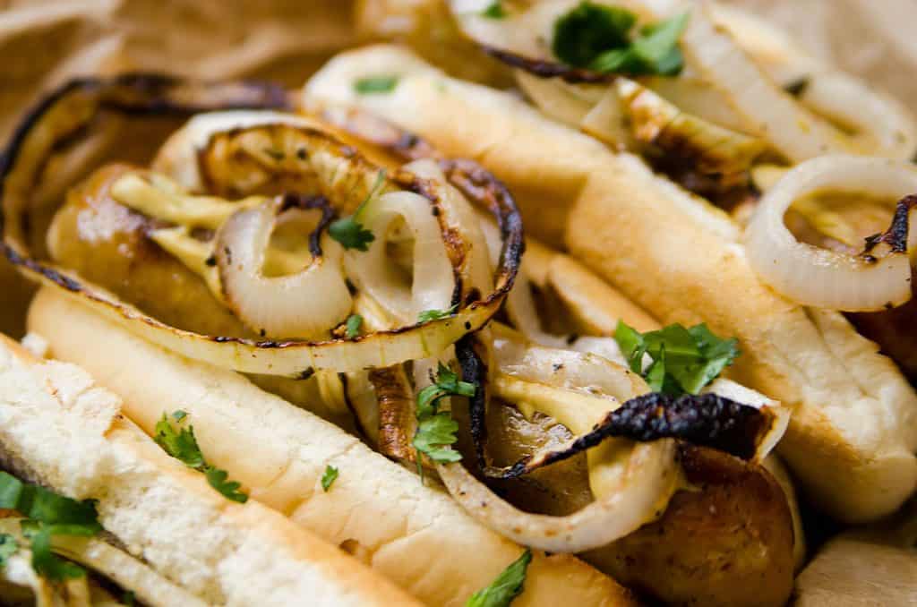 Grilled Italian Sausage & Onions Recipe