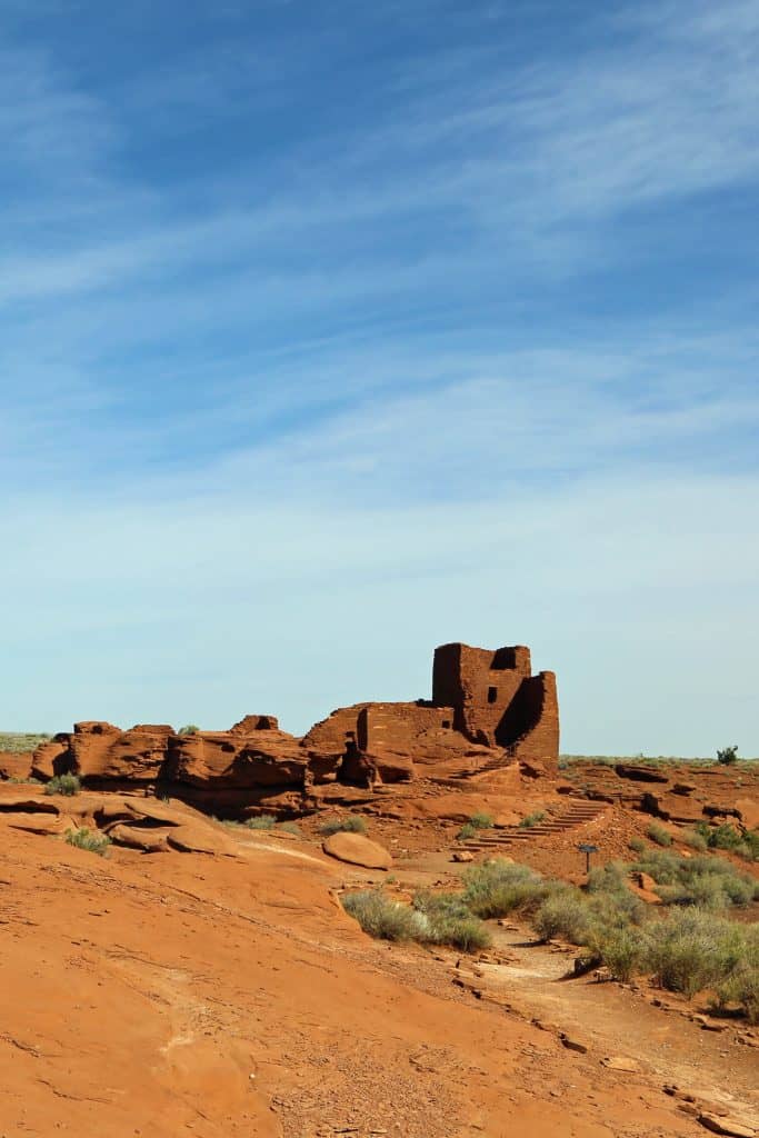 Wukoki Pueblo at Wupatki National Monument Arizona