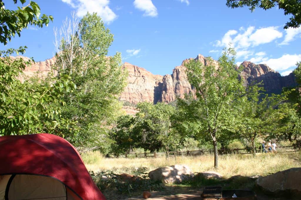 Tips for camping at Zion National Park in Utah including reservations, site descriptions, location, and maps. This will give you everything that you will need to know making your ultimate vacation travel guide to this bucket list destination. You can then check out my posts on hiking and things to do in Zion National Park! 