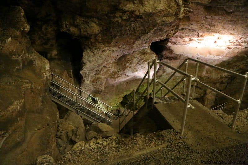 stairs through jewel cave national monument 