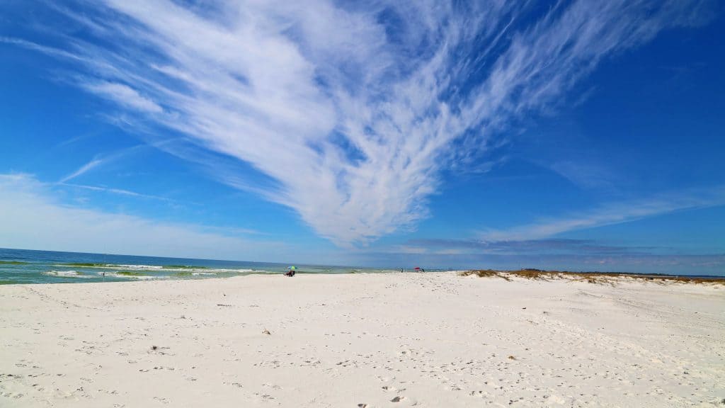 Things to do at Gulf Islands National Seashore in Florida include watching sunsets, explore forts, spend time at the beach, hiking, and fishing. #gulfIslands #gulfshores #nationalparks #pensacola