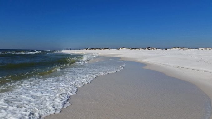 Things to do at Gulf Islands National Seashore in Florida include watching sunsets, explore forts, spend time at the beach, hiking, and fishing. #gulfIslands #gulfshores #nationalparks #pensacola