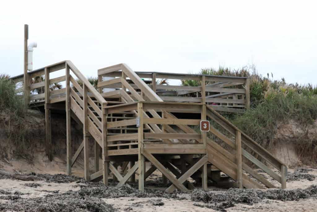 Stairs to Parking Area 3 Canaveral National Seashore