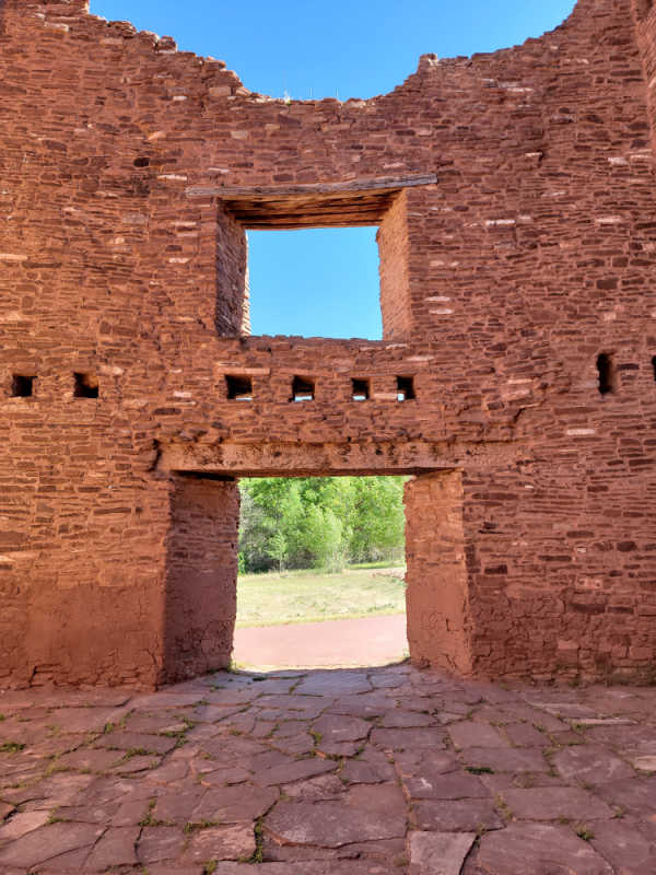 Quarai Mission Ruins Entrance, Salinas Pueblo Missions National Monument, New Mexico