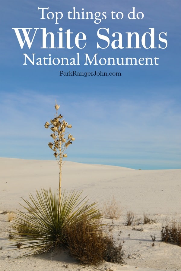 Things to do White Sands National Monument New Mexico