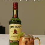 This Irish Mule recipe is one of my all-time favorite drinks! Whether you want to celebrate Saint Patricks Day or feel like you were transported to Ireland, this simple to make cocktail only requires Jameson, Ginger Beer, and fresh Lime Juice #irishmule #recipe #drink #jameson #cocktail