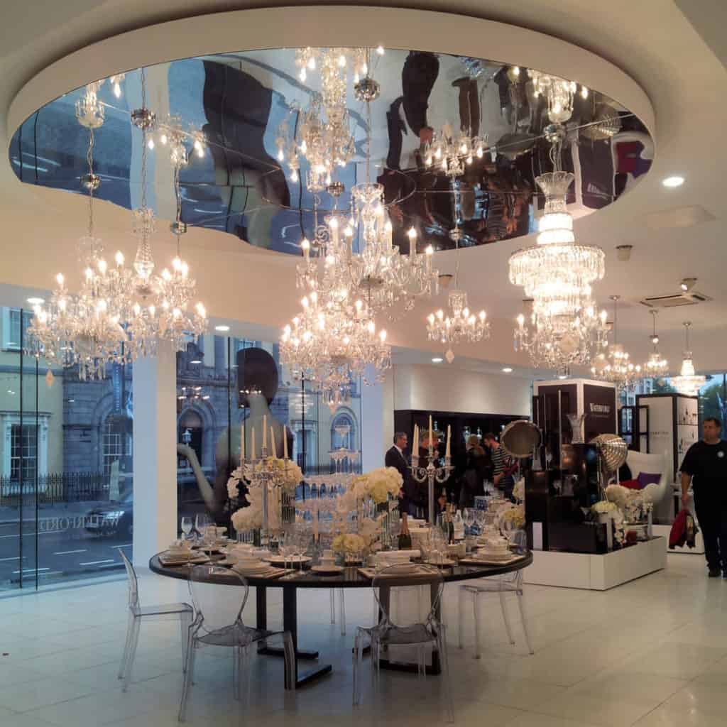 Shopping at The House of Waterford Crystal in Waterford, Ireland