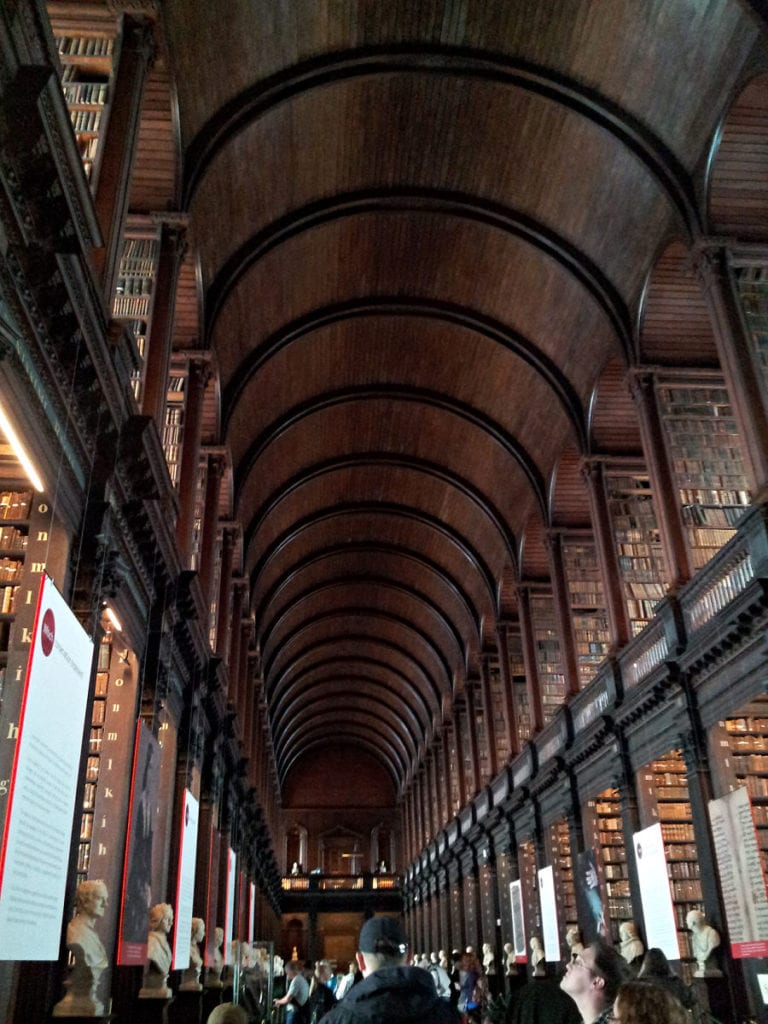 The Long Room at the Old Library of Trinity College Dublin