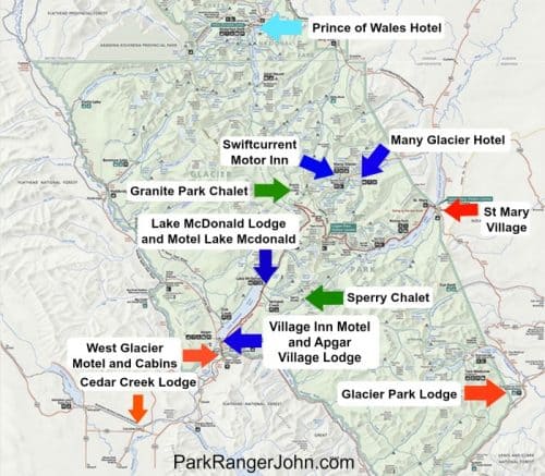 Glacier National Park Lodging | Park Ranger John