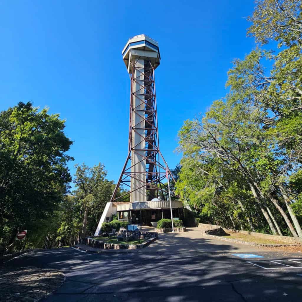 Hot Springs Mountain Tower in Hot Springs National Park