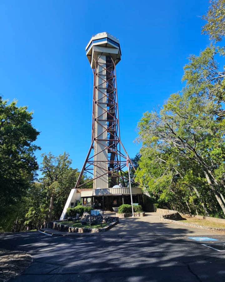 Hot Springs Mountain Tower in Hot Springs National Park