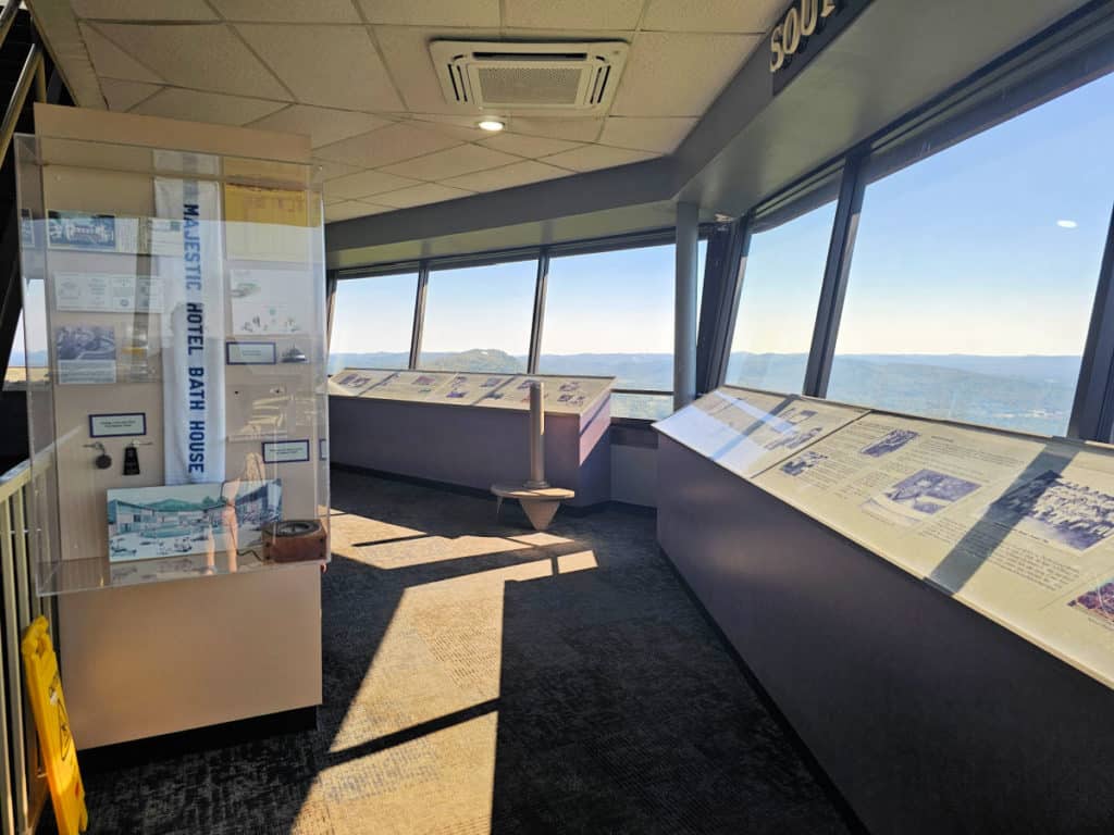 Second Deck of Hot Springs Mountain Tower Hot Springs NP