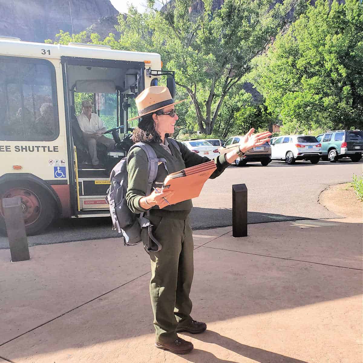 There are several Ranger Led programs in Zion National Park including a Shuttle Bus trip into the Zion Canyon