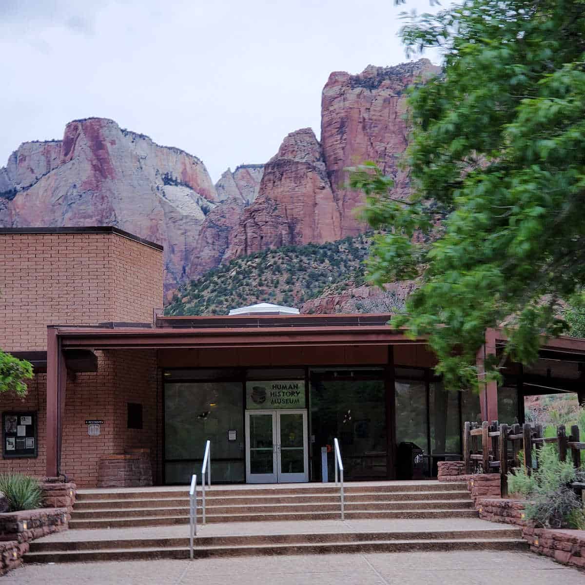 The Zion Human History Museum has a theater that plays the park movie, has artifacts, interpretative panels and much more! 
