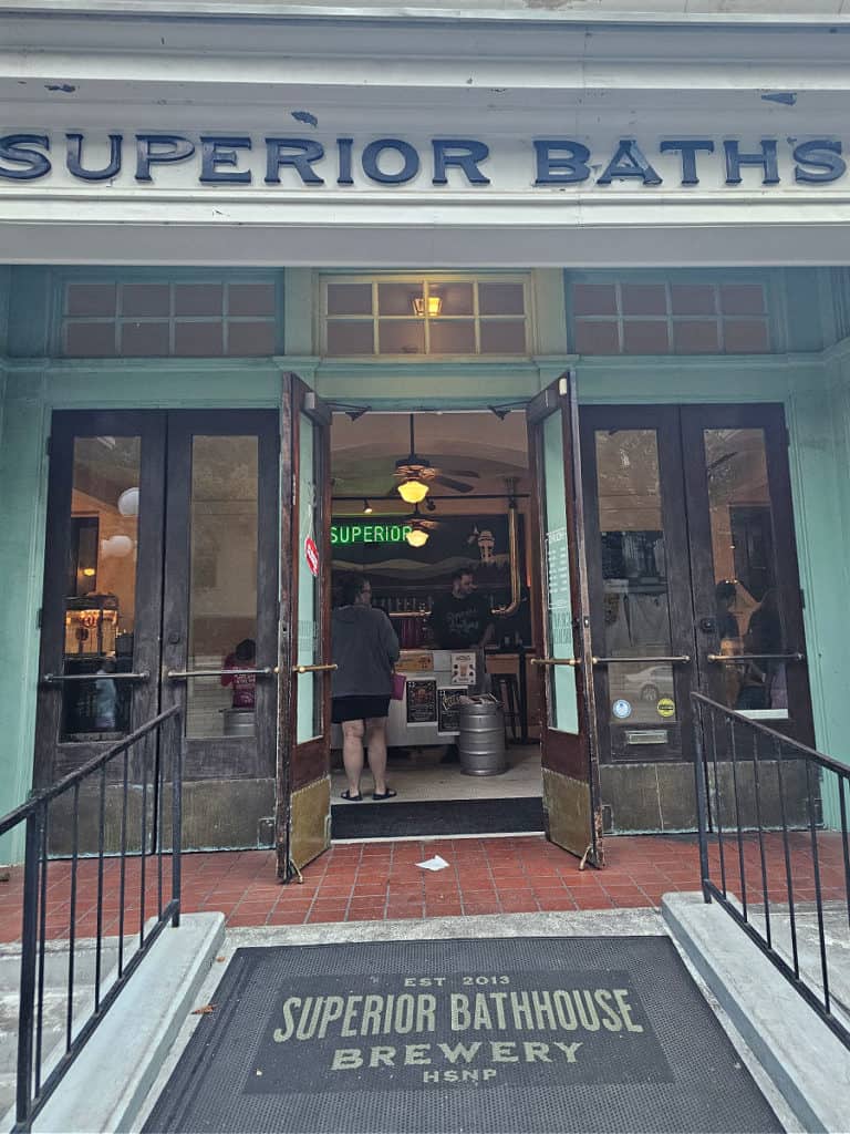 Front of Superior Bathhouse Brewery