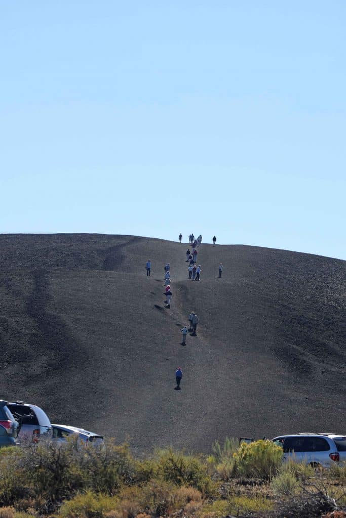 Check out things to do at Craters of the moon like camping, hiking and seeing fascinating geology from lava, spatter cones and the Great Rift #CratersoftheMoon #Idaho #nationalpark #lava #preserves