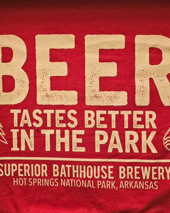 Superior Bathhouse Brewery "Beer Tastes Better in the Park" t-shirt