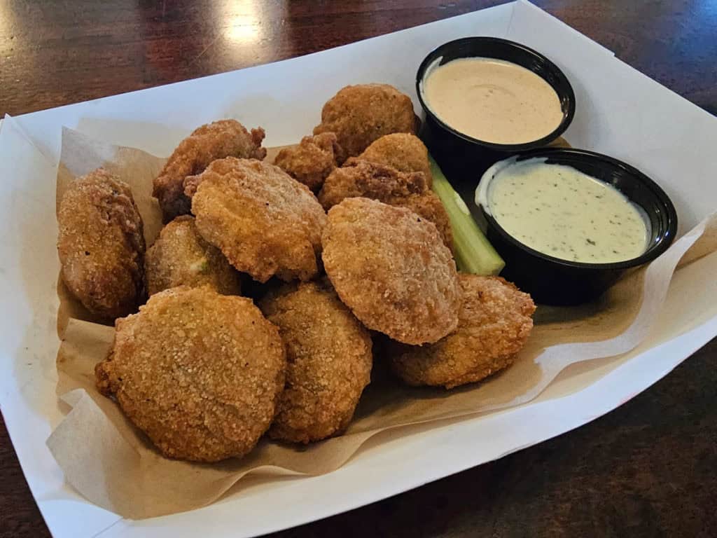 Spicy Elote Corn Nuggets at Superior Bathhouse Brewery