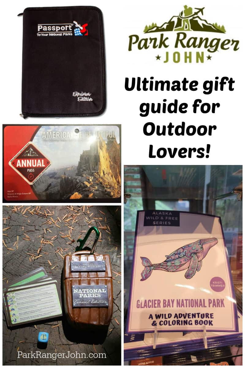 The ultimate gift guide for outdoor lovers including park passes, stamp books, coloring books