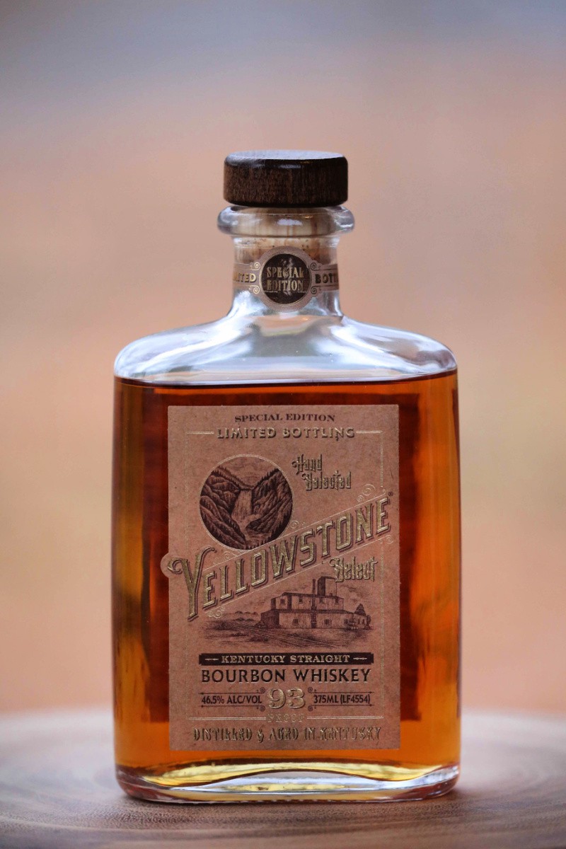 Bottle of Yellowstone Bourbon