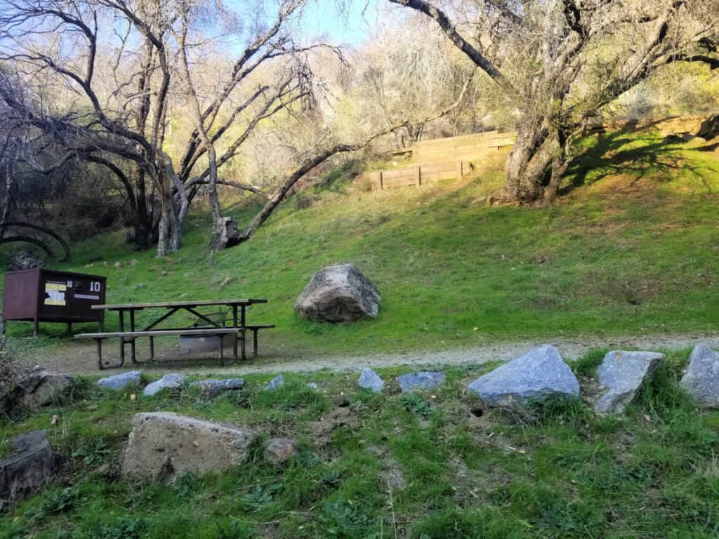 Campsite 10 Potwisha Campground Sequoia National Park