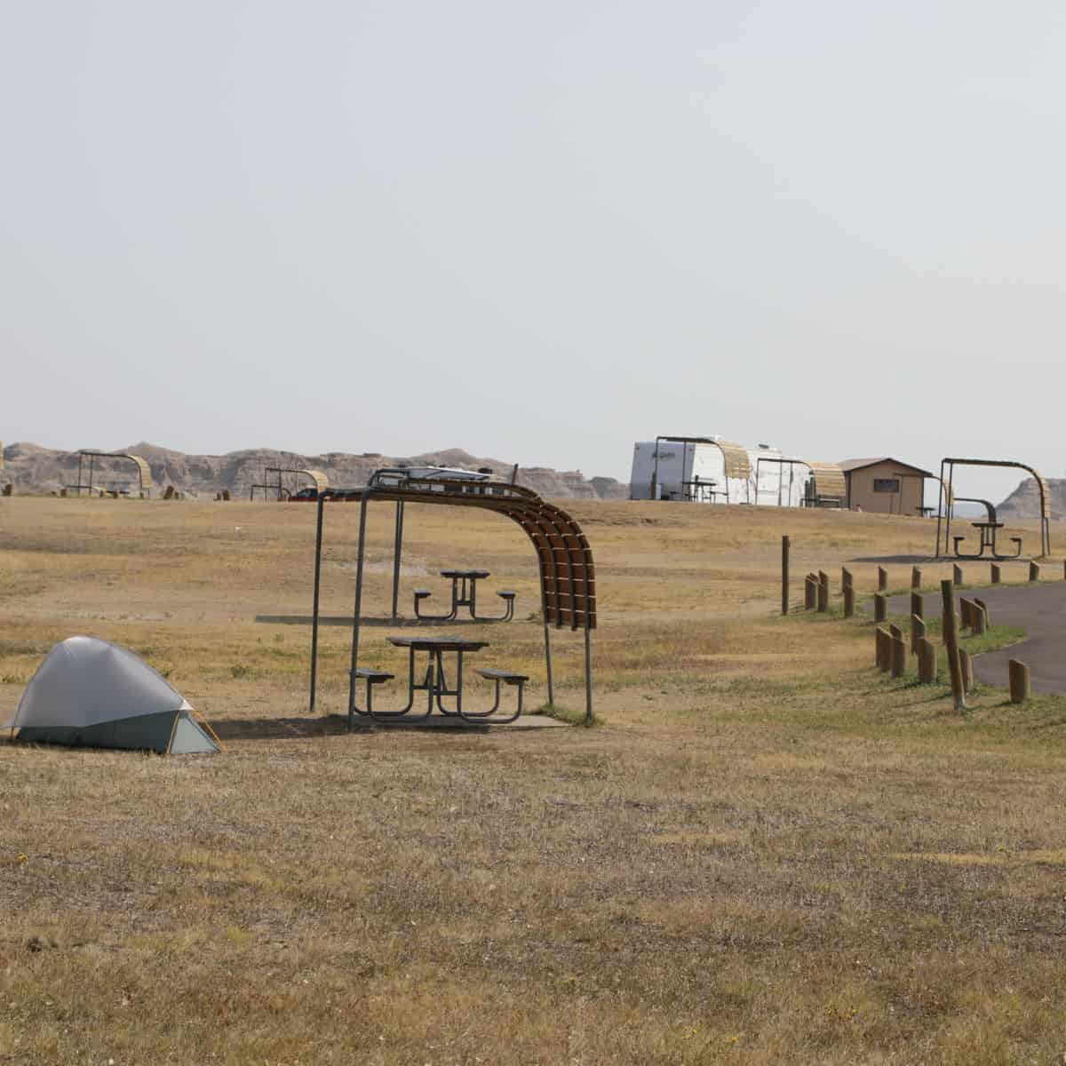 Cedar Pass Campground Badlands National Park South Dakota