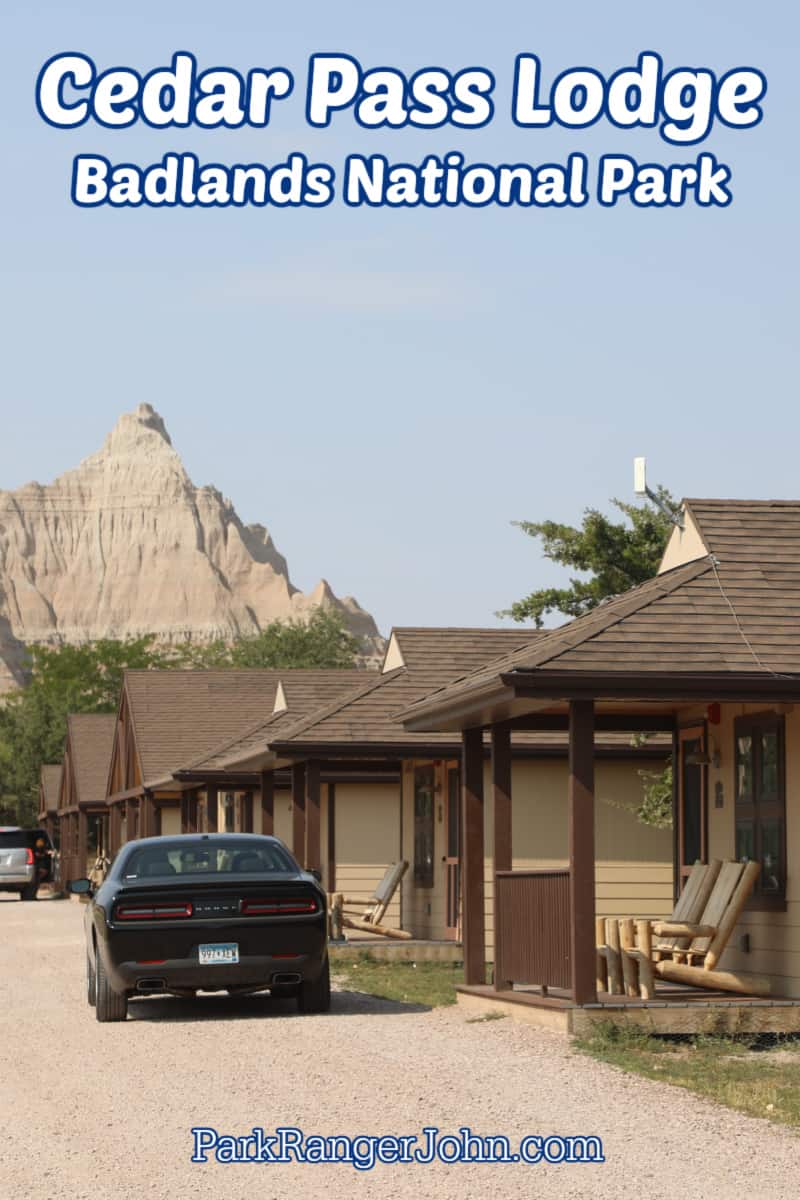 Cedar Pass Lodge and Cabins at Badlands National Park in South Dakota