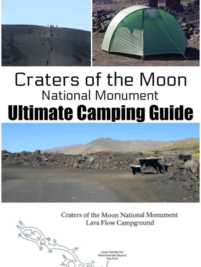 Craters of the Moon ultimate camping guise is for anyone planning a camping trip to Craters of the Moon Lava Flow Campground #cratersofthemoon $#idaho #nationalpark #monument