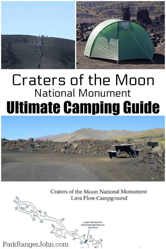 Craters of the Moon ultimate camping guise is for anyone planning a camping trip to Craters of the Moon Lava Flow Campground #cratersofthemoon $#idaho #nationalpark #monument