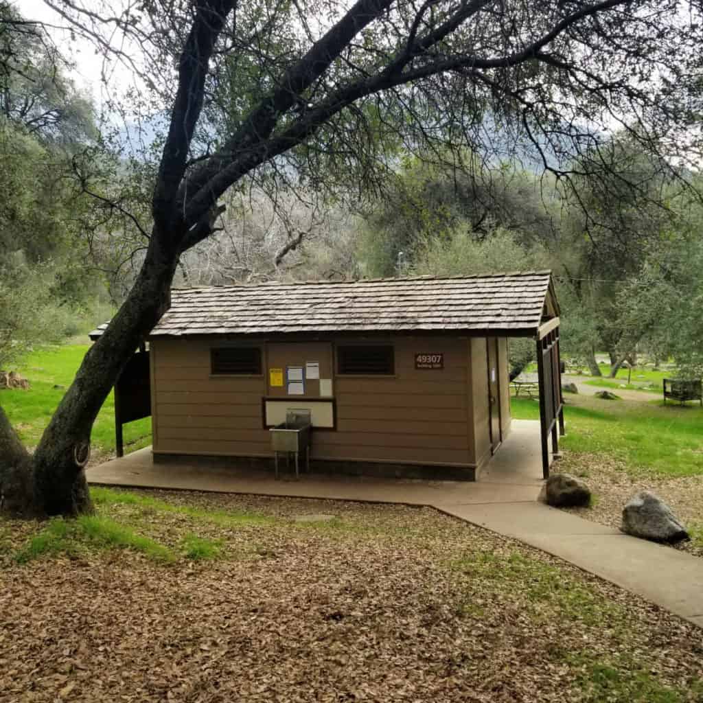 Restroom in Potwisha Campground Sequoia National Park