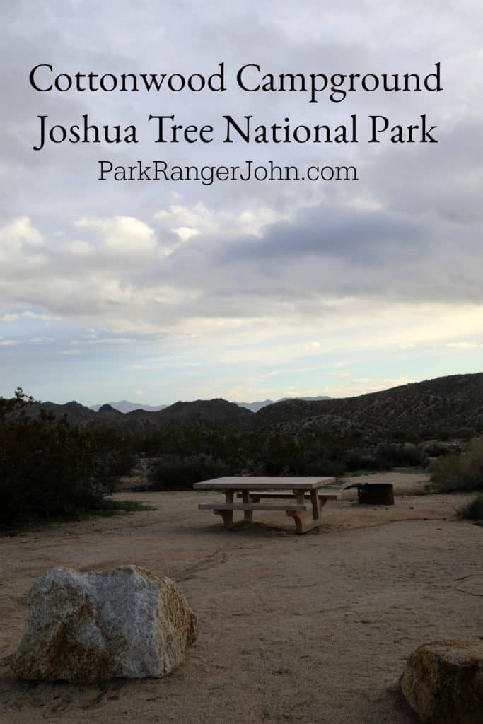 Cottonwood Campground Joshua Tree National Park Park Ranger John