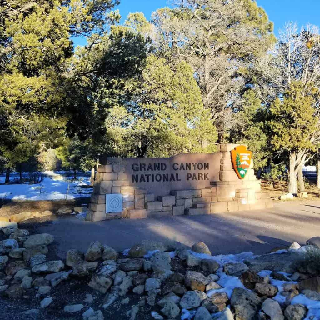 Grand Canyon NP Entrance Sign