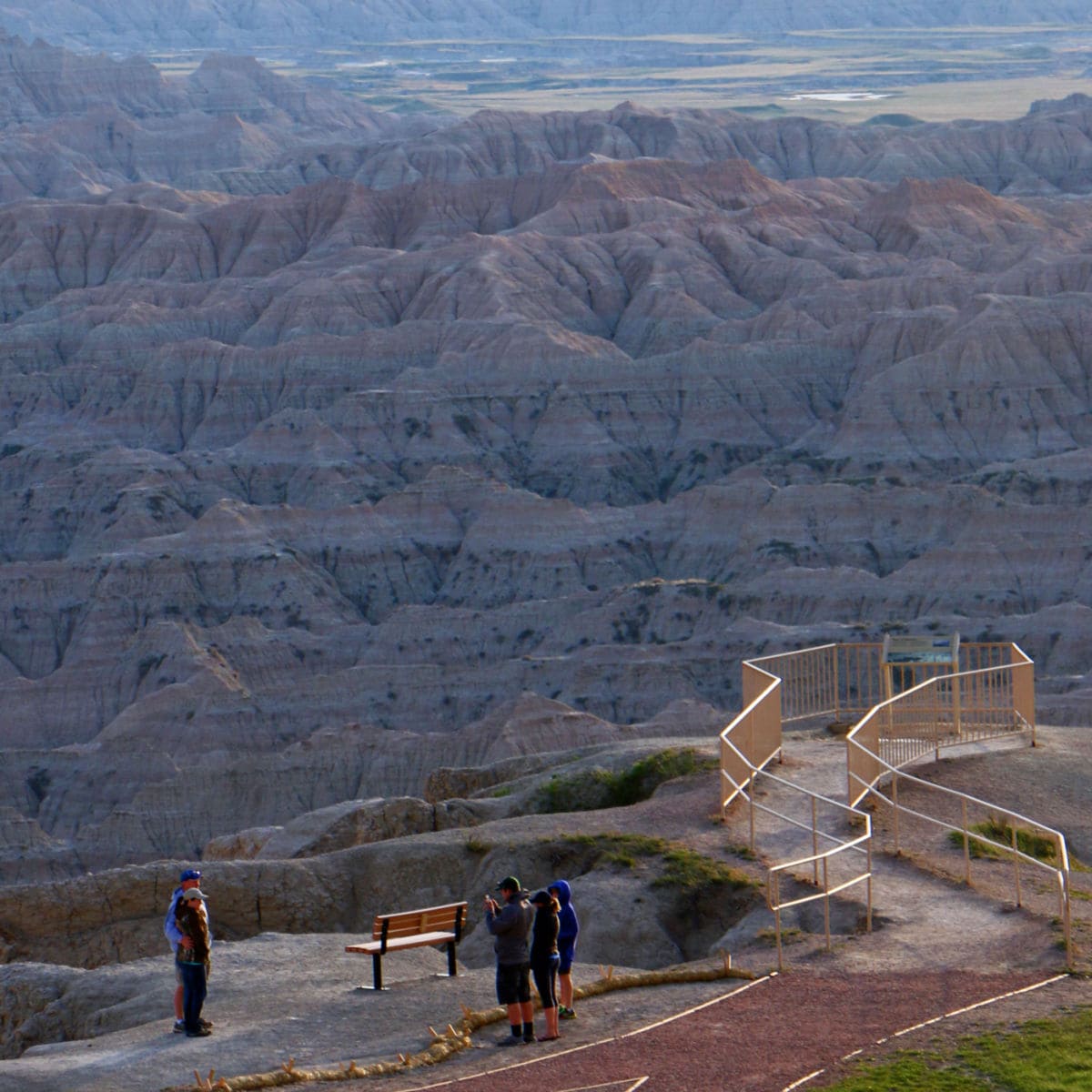 View at Pinnacles Overlook at Badlands National Park