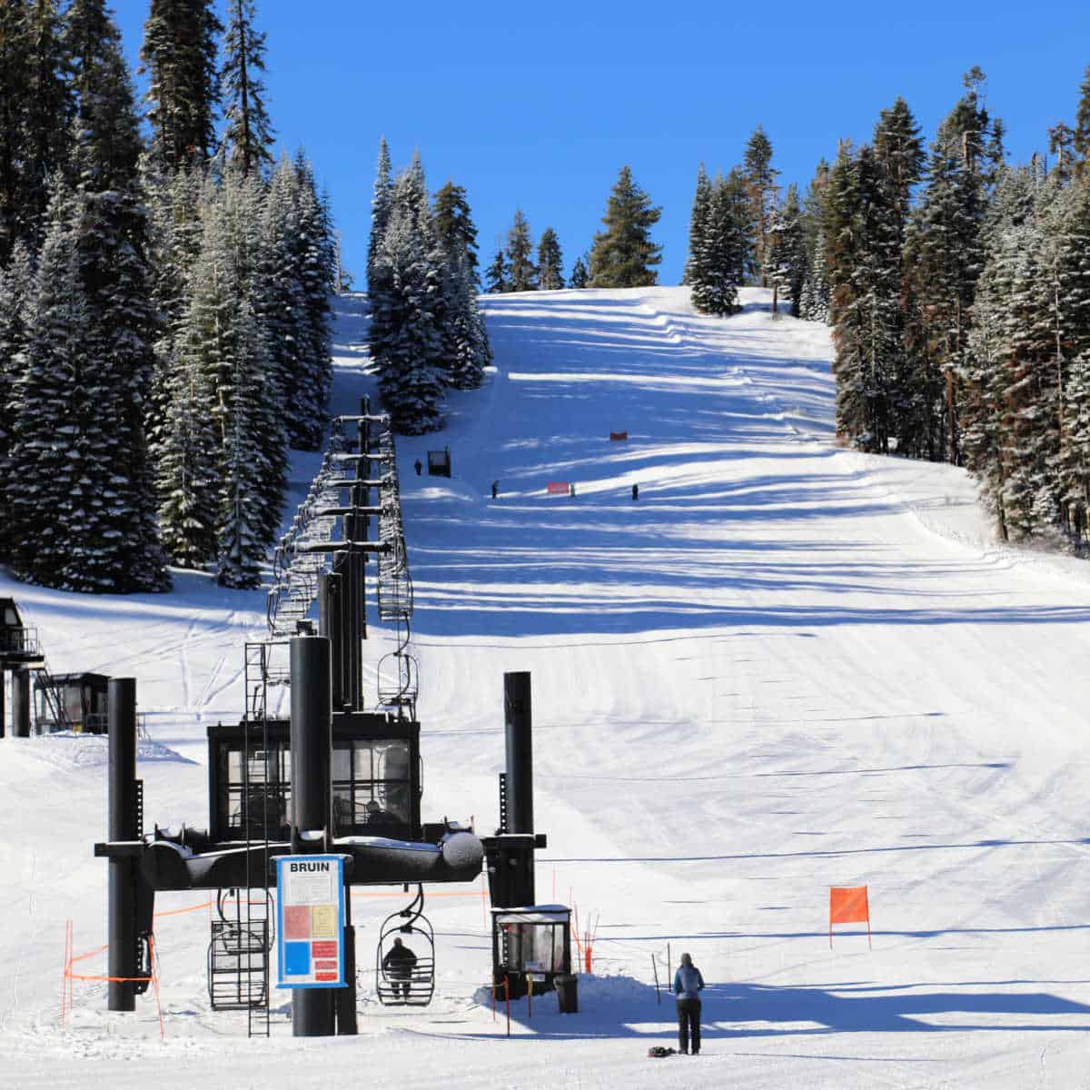 Badger Pass Ski Area at Yosemite National Park in California