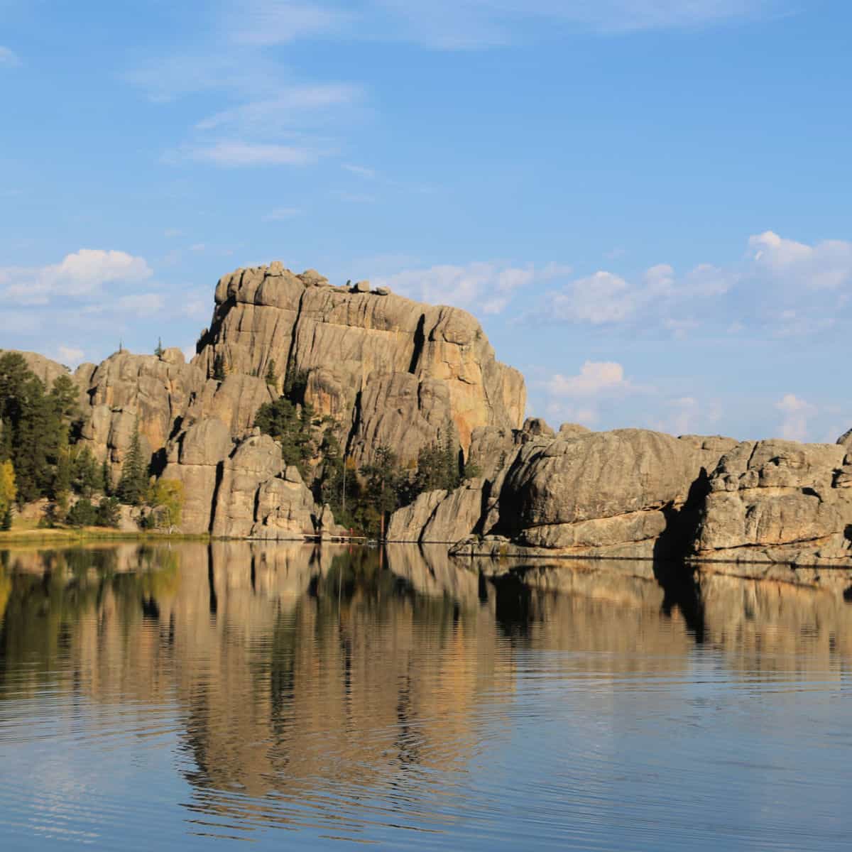 Sylvan Lake at Custer State Park in South Dakota