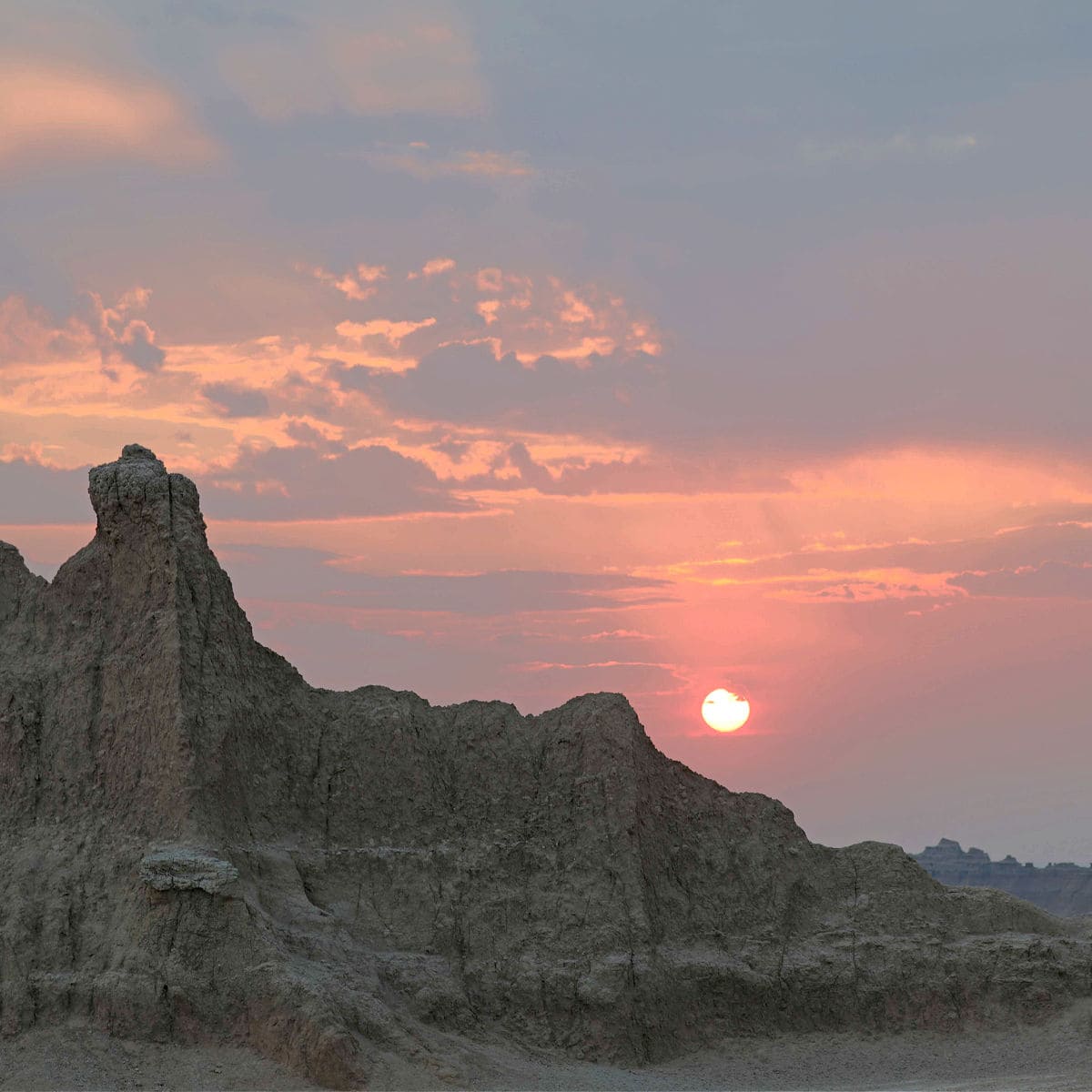 Sunrise at Badlands National Park