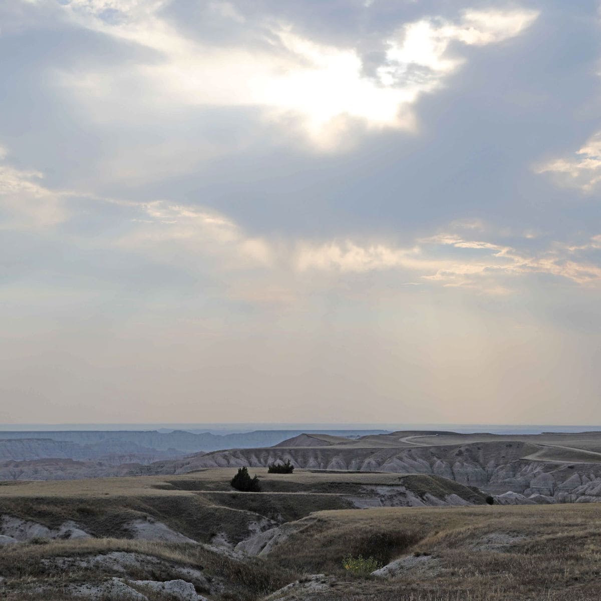 Sunset in Badlands National Park