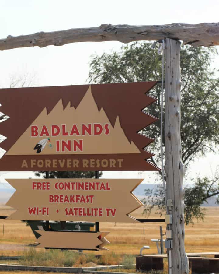Badlands Inn at Badlands National Park in South Dakota