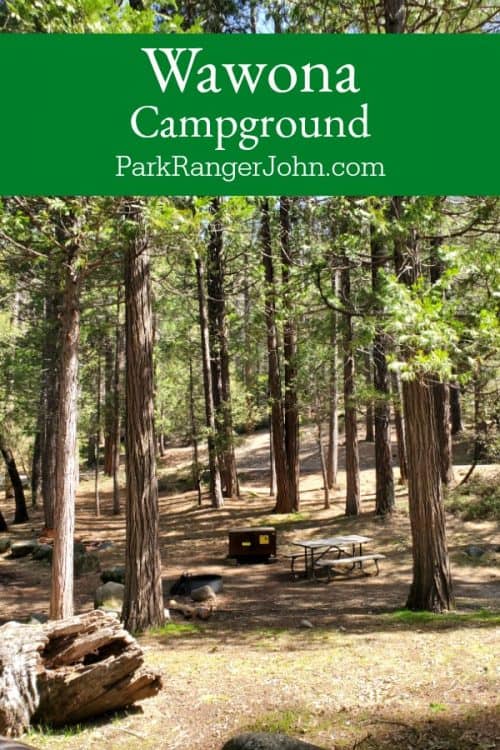 Wawona Campground Yosemite National Park Park Ranger John