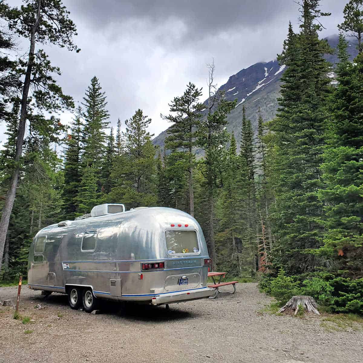 Campsite 14 Two Medicine Campground Glacier National Park