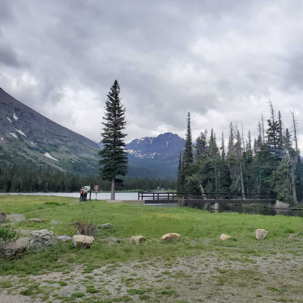 North Shore Trailhead in Glacier National Park